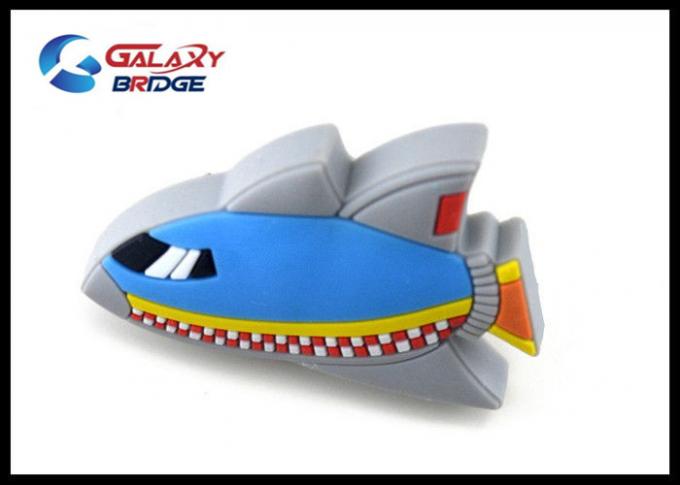 O navio de espaço azul caçoa botões da mobília do quarto, trações plásticas macias da gaveta dos botões do armário das crianças do Musical do silicone