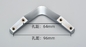 Alça e maçanetas de armário de liga de zinco 64/96 mm distância do orifício 81 mm largura da alça