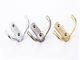 Solid Gold Cloth Hanging Cap Hooks , Zinc Alloy Silver Decorative Wall Mounted Back Holders
