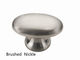 Simple Modern Furnituire Knobs Polished Brass Oval Cabinet Handles Zinc Dresser Knobs Black Drawer Pulls
