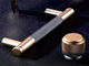 Finland Stylish  Handles Kitchen cabinet pulls and handles Knurled Handle Brushed Brass  Aluminum Door pulls